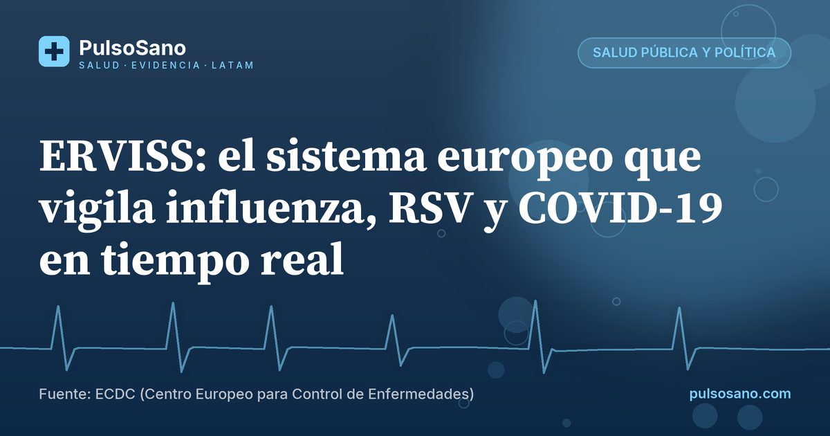 ERVISS: el sistema europeo que vigila influenza, RSV y COVID-19 en tiempo real